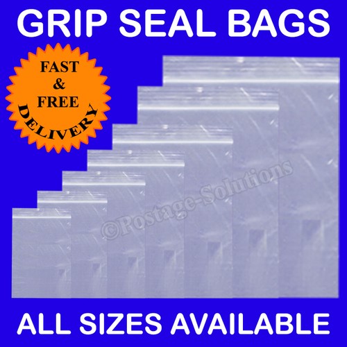 Grip seal resealable clear - grip,