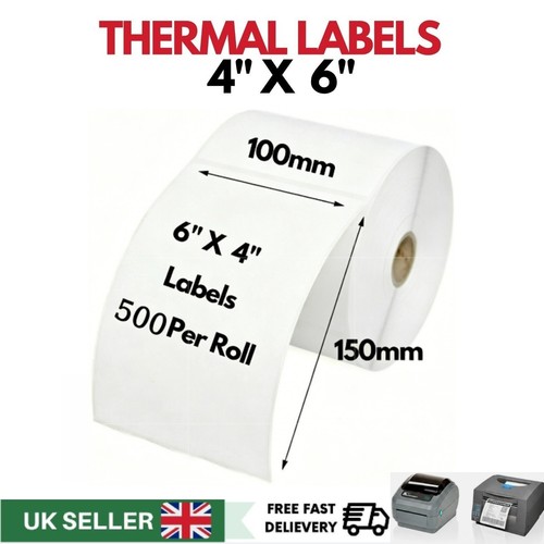 4x6 100x150mm direct thermal - 100x150mm,