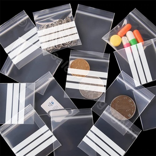 Grip seal bags with - with, write