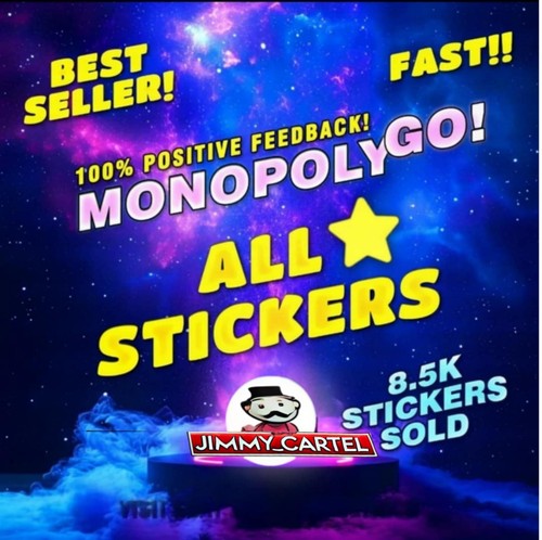Monopoly stickers - monopoly, 1⭐-