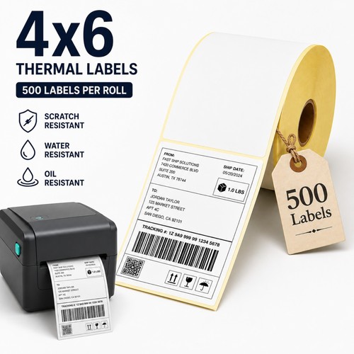 4x6 100x150mm direct - 4x6", thermal