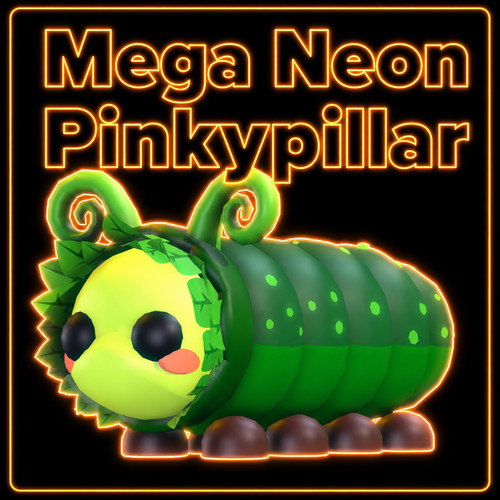 Mega neon pinkypillar - neon,
