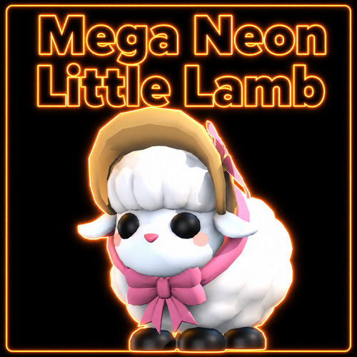 Mega neon little lamb - neon,