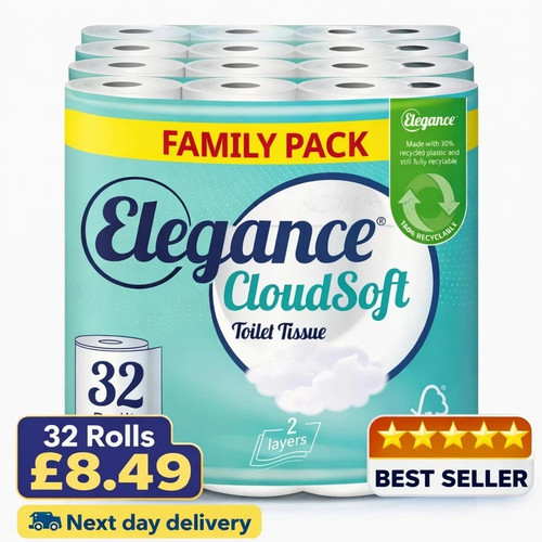 Elegance cloudsoft toilet - elegance,