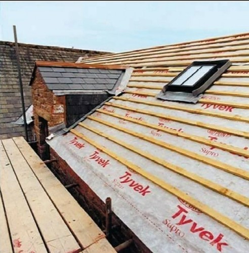 Tyvek supro roofing breather - tyvek,