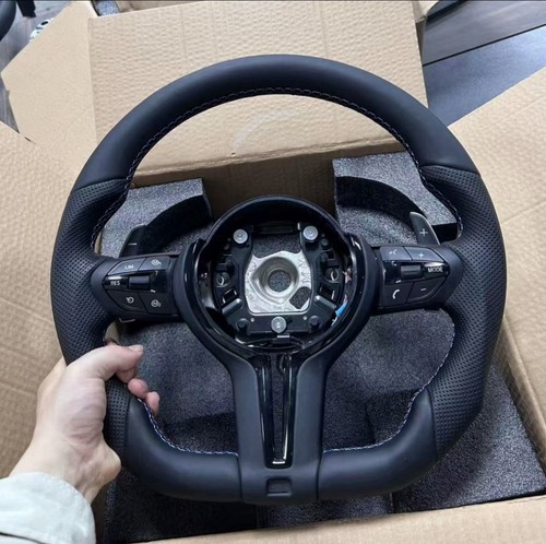 Sport leather steering wheel