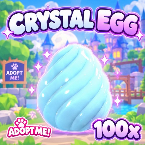 X100 crystal eggs - crystal,