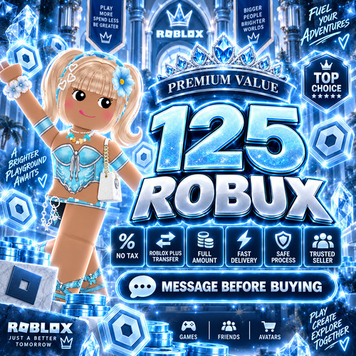 125 robux cheapest - 125,